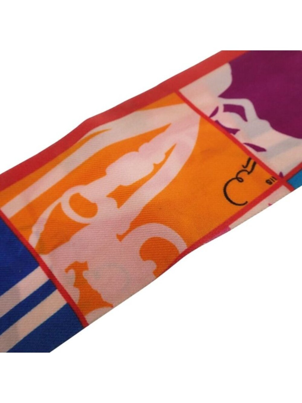 Hermes Brides de Gala En Desordre Order 13 Scarf Silk Red Rouge - Picture 9 of 12